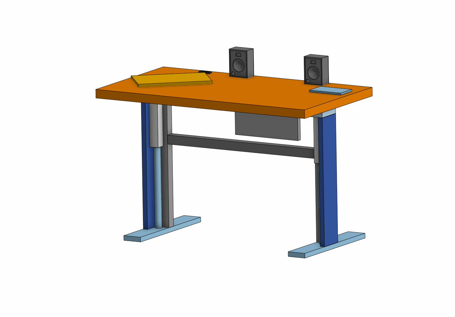 CAD model of the AR Smart Desk